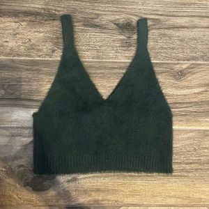 Gently Used Fuzzy Crop Top